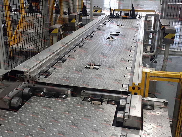 Transmission box assembly line