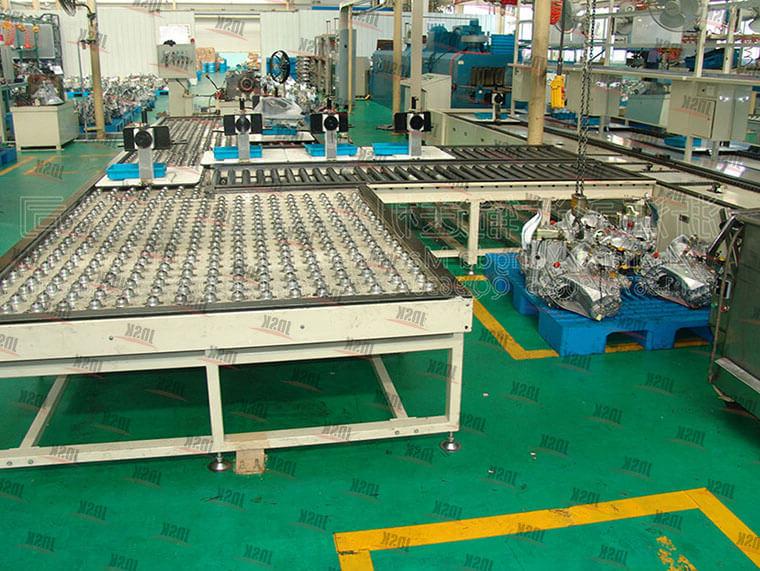 Transmission box assembly line