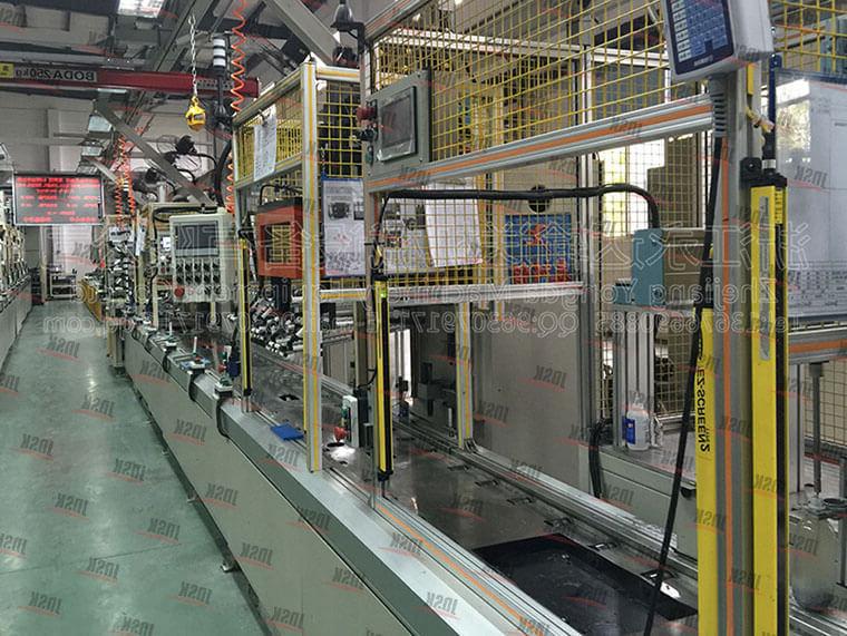 Transmission box assembly line