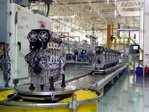 Engine assembly line