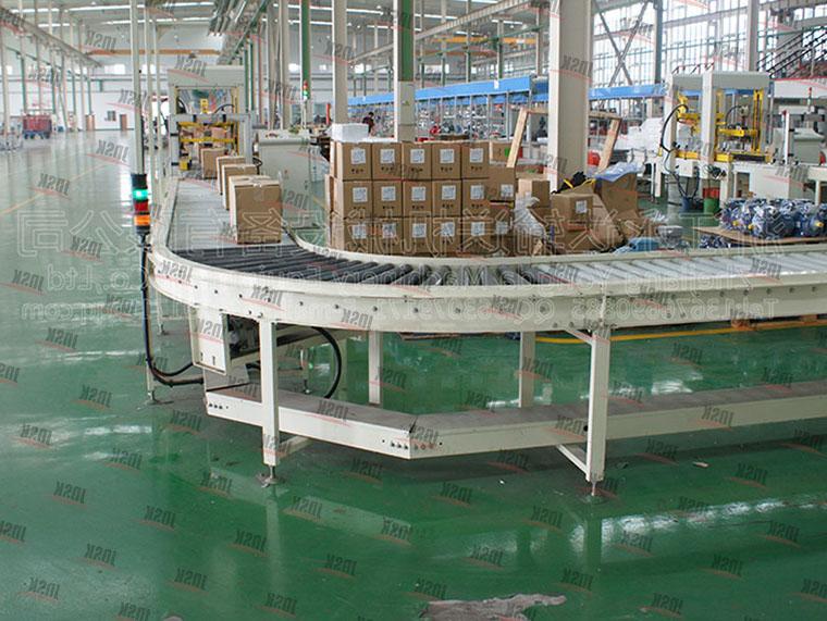 Motor packaging conveyor line