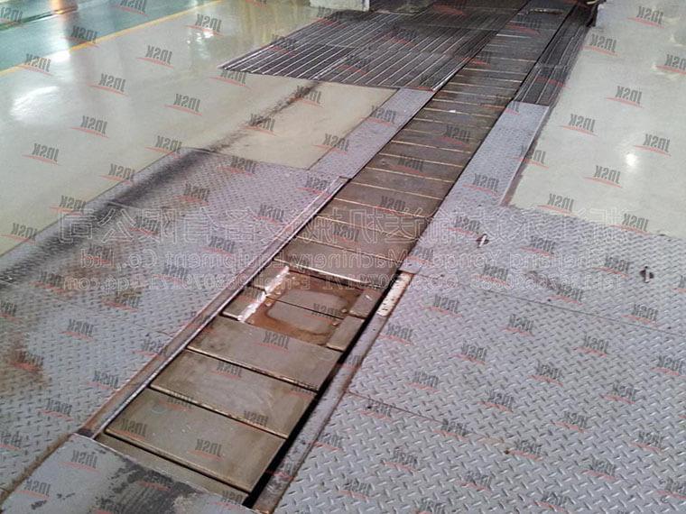 Rain stainless steel plate chain line