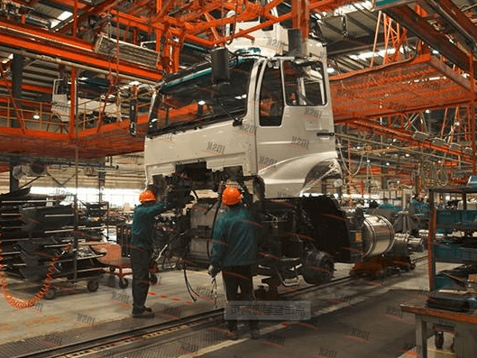 Container car production line