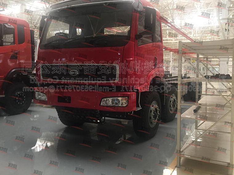 Military heavy truck production line